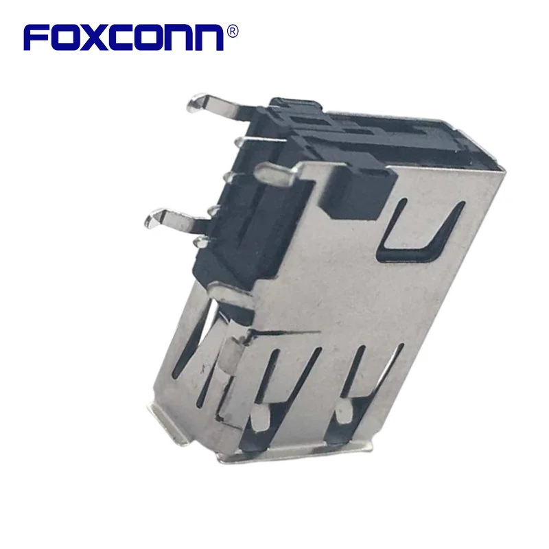 Foxconn UB31123-K1-4F Usb Type A Moederbord 4P 2.0 Lange Body Side Socket