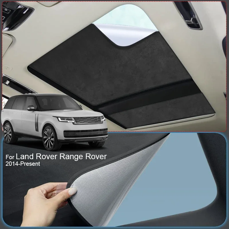 

Suede Fabric Sunshade for Land Rover Range Rover 2014-2026, UV Protection and Heat Insulation