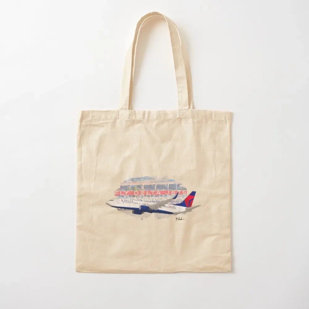 

Fly Delta Jets Tote Bag Canvas shoulder bag Canvas stote bag Canvas