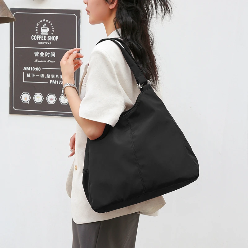 Casual Women Handbag Classical Nylon Shoulder Bag Large Capacity Female Travel Tote Bag Office Ladies Girls Work Crossbody Bags