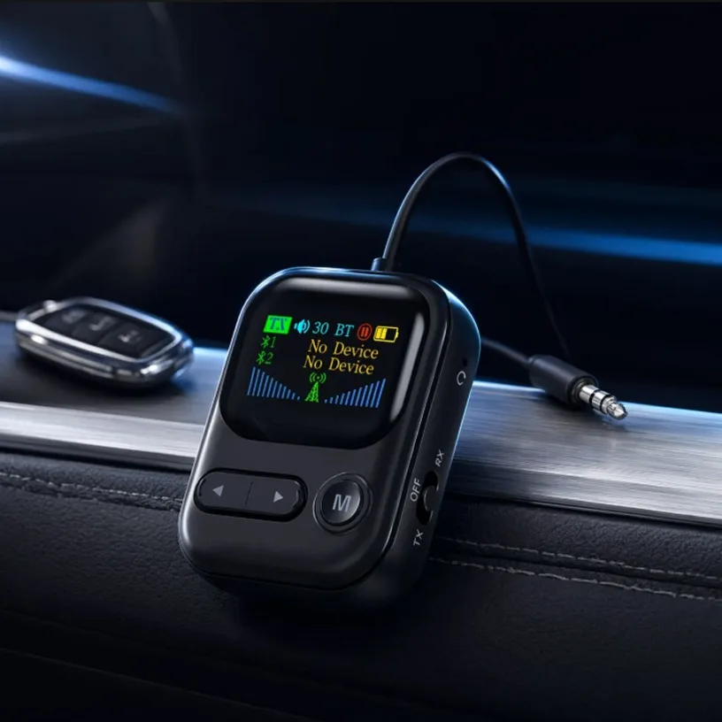 Flugzeug-Bluetooth-Sender BT6.0 Audio-Adapter Mini 3,5mm AUX für Unterhaltung während des Fluges, kabelloser Kopfhörer, Neuheit
