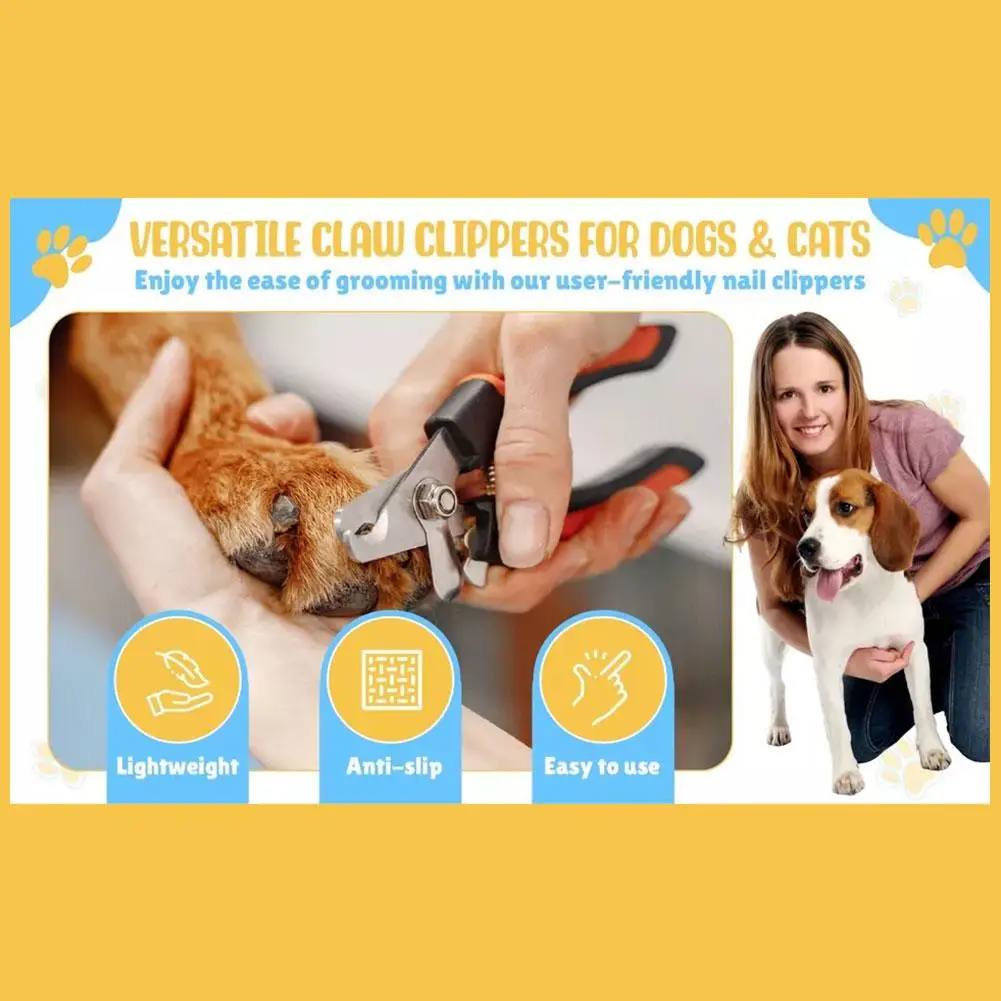 Ciseaux à ongles pour chien et chaton, coupe-griffes, tondeuse, outils de toilettage de beauté, fournitures pour animaux de compagnie, économie de main-d 'œuvre