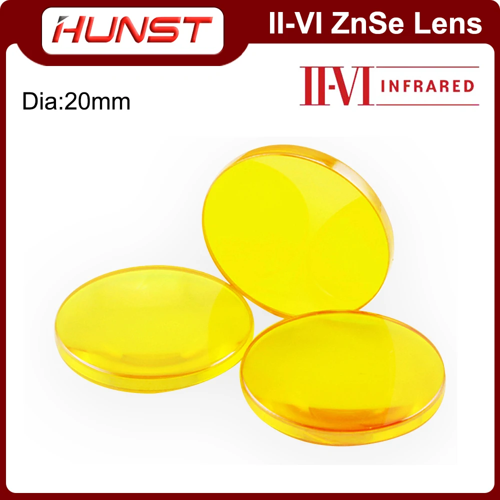 Hunst Ii-vi Znse Lente Focal Adequado para Co2 Gravura e Máquina de Corte Acessórios Diâmetro 20 mm fl 50.8 mm 63.5 mm