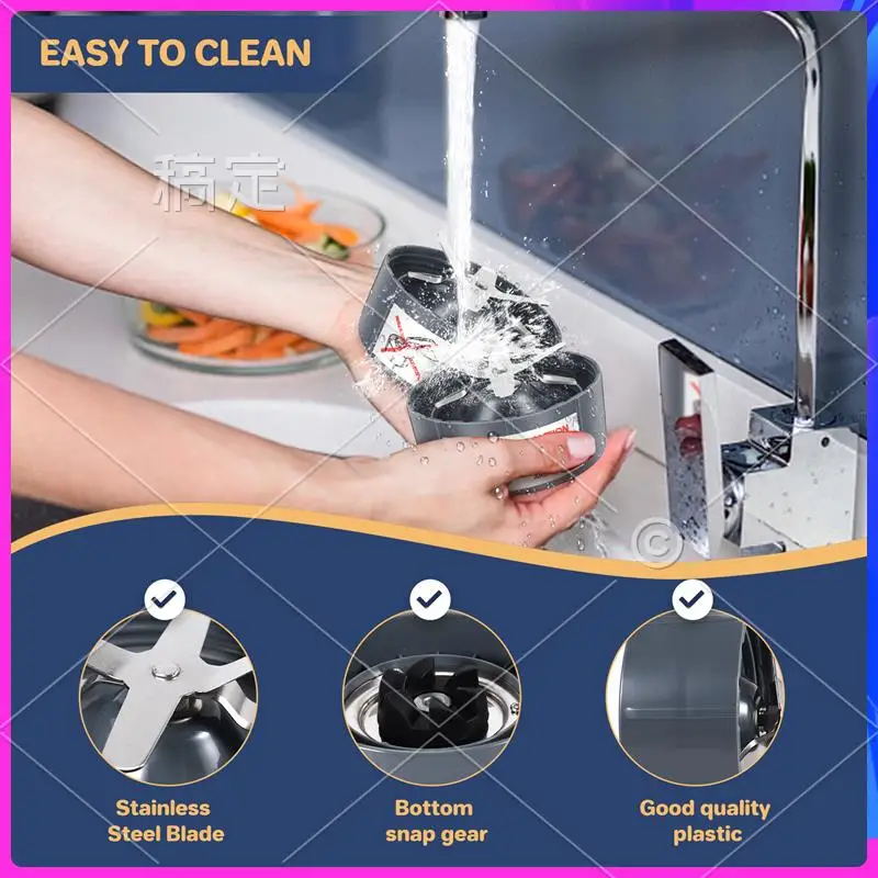 AU-3 Pieces Replacement Extractor Blade For Nutribullet 600W/ 900W Models Replacement Parts Blade