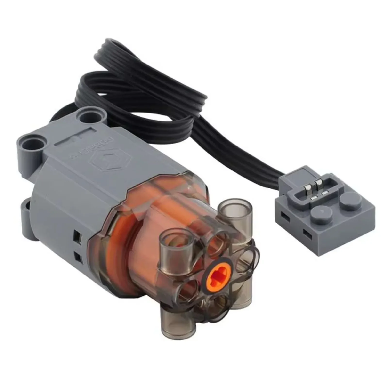 2 uds molde King Motor L grande negro furioso versión mejorada funciones de potencia MOC bloques de construcción técnicos ladrillos juguete 88003