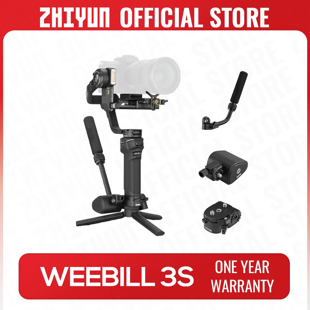 ZHIYUN Official Weebill 3S Camera Gimbal Stabilizer 3-Axis Handheld for DSLR Mirrorless Cameras for Sony Canon Panasonic Nikon