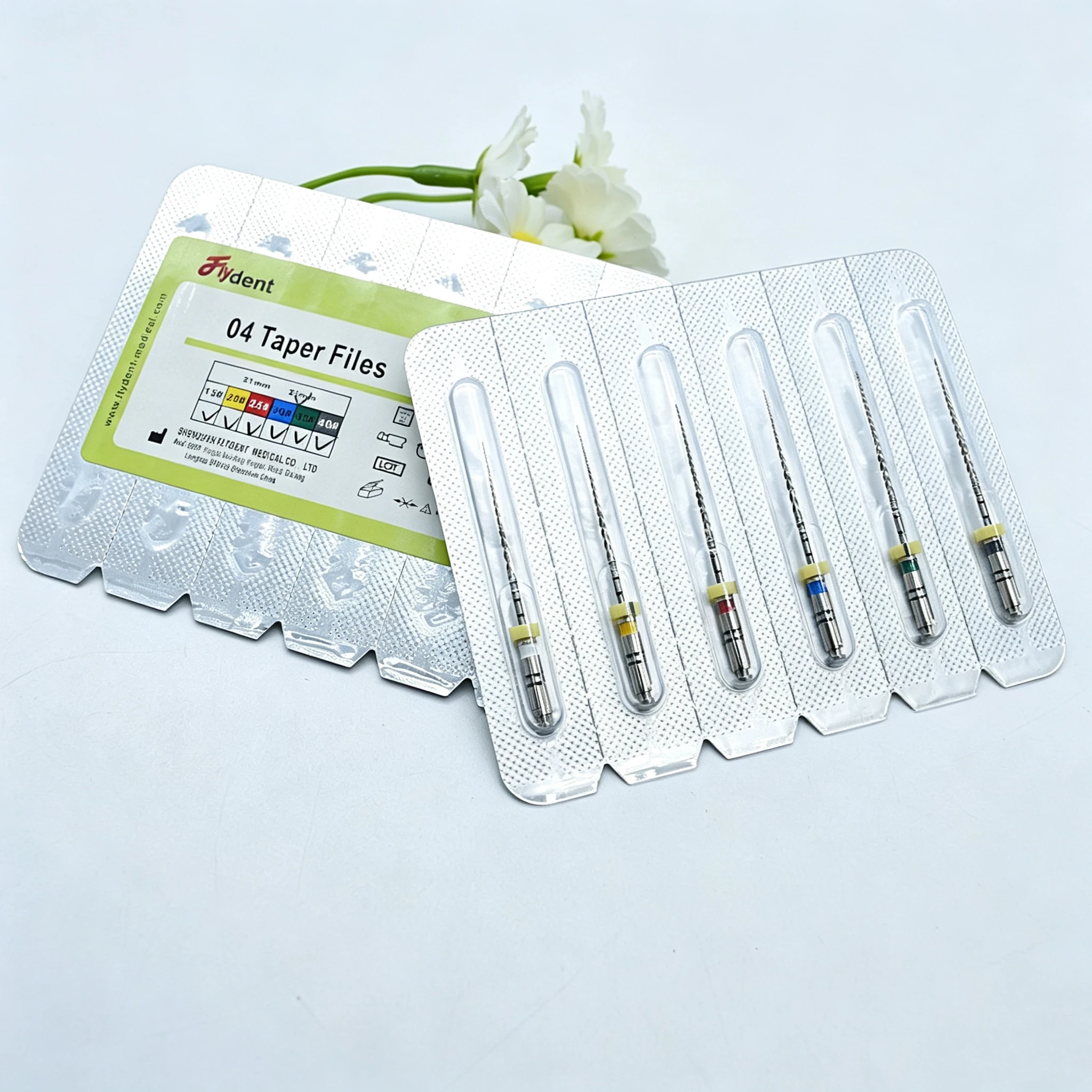 Dental 04 Taper Rotary Niti Endodontic Files Engine 0.04 Instrument Use for Root canal treatment dentistry Tool