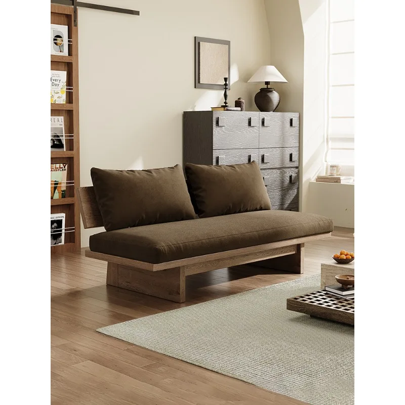 

Дизайнерское кресло Wabi Sandy Wind из массива дерева для гостиной, дома, кафе, отеля, в стиле ретро, с тканевой обивкой
