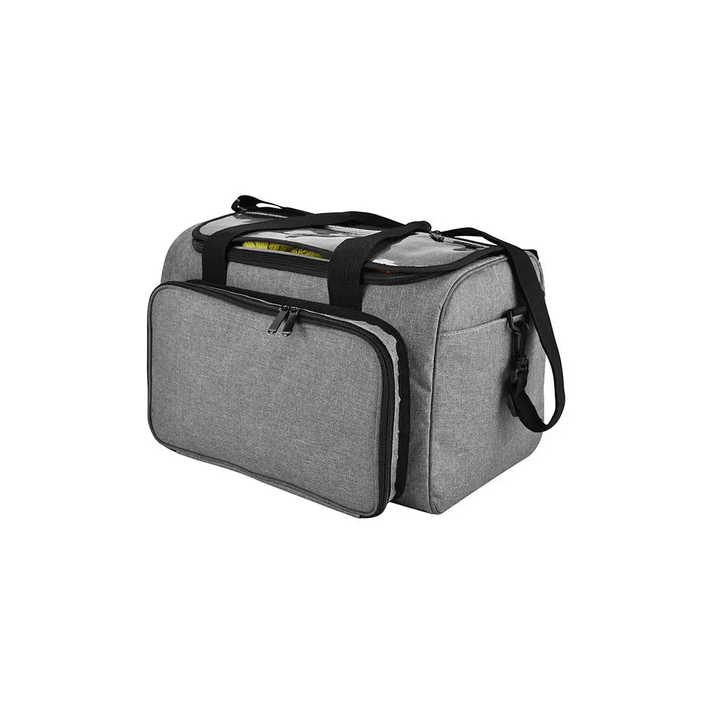 

Multi-Function Oxford Woolen Yarn Storage Bag Large Capacity Travel Pouch Grey Shoulder Bag Household Storage Handbag Cloth