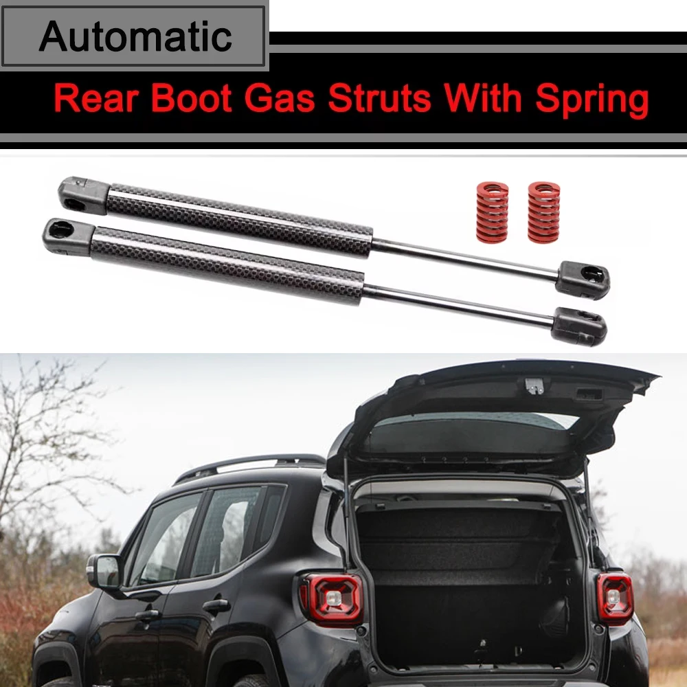 Rear Tailgate Auto Struts With Spring For Jeep Renegade (BU/520) 2014-present Boot Lift Support Shock Absorber Damper