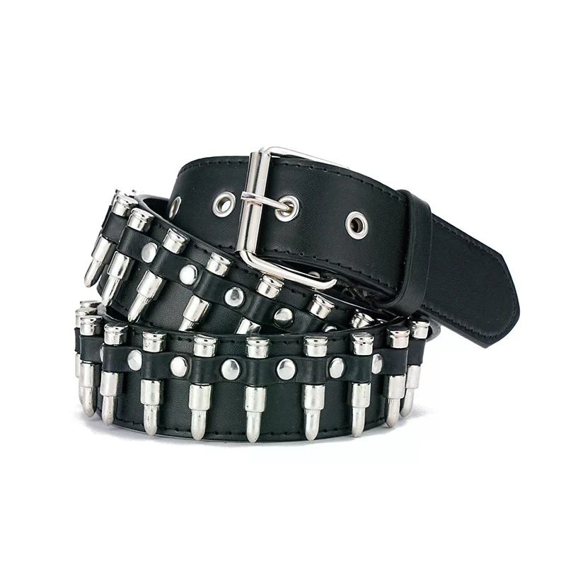Fashion New Bronze  Belt Metal Belt Men And Women Punk Hardware Jeans Belt Y2K Belt Designer Belt Women's Belt