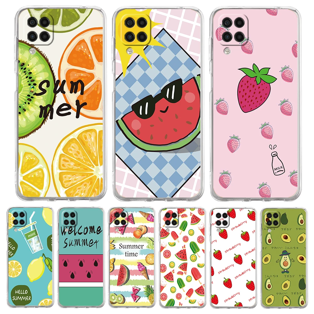 Summer Fruit Watermelon Phone Case for Samsung A17 A13 A15 A25 A35 A37 A57 A51 A55 A71 A41 A23 A53 A73 5G A05s A07 4G Cover