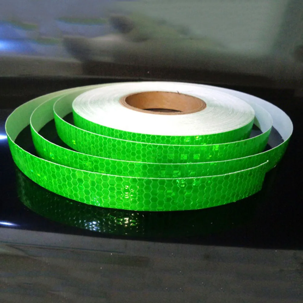 

Bicycle Reflective Stickers Bike Rim Safety Wheel Decal Green Decals for Vehicles