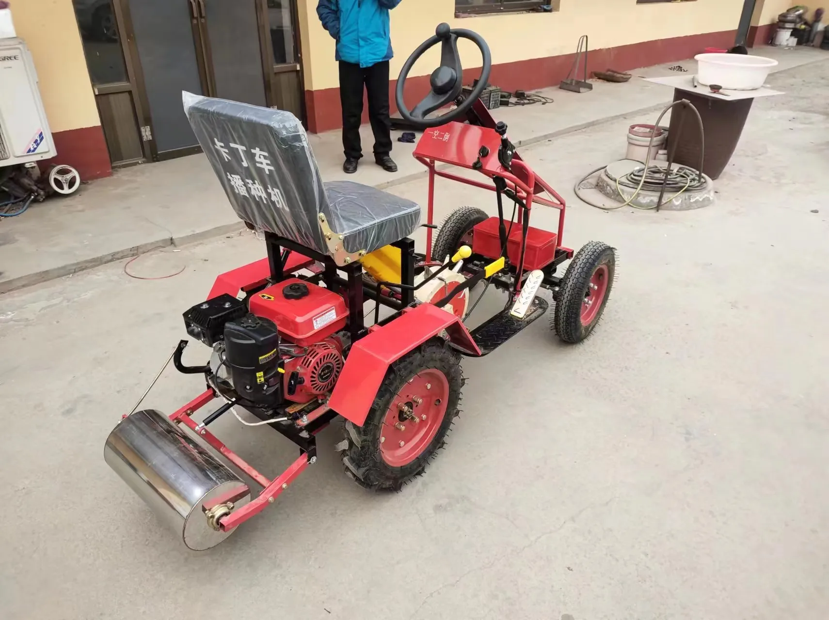 7.5hp Automatic Self-Propelled Corn Sheller Large Automatic Feeding Corn Thresher Maize Threshing Seeder Seeders Transplanters