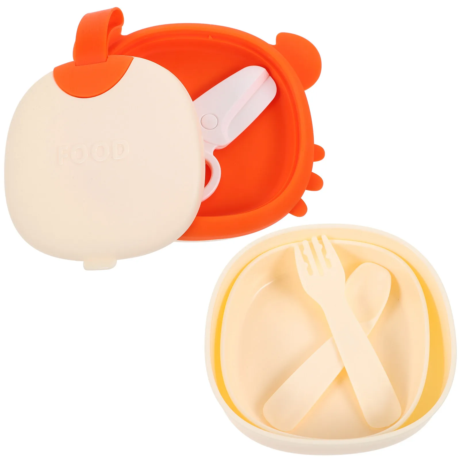 

1 комплект детских мисок для кормления с героями мультфильмов, портативные легкие принадлежности для кормления малышей, маленькая миска для еды для детей, прочная