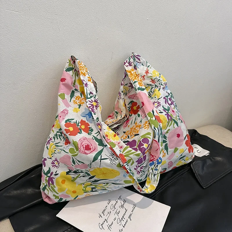 

girl small fresh flower bag thin shoulder crossbody bag large capacity