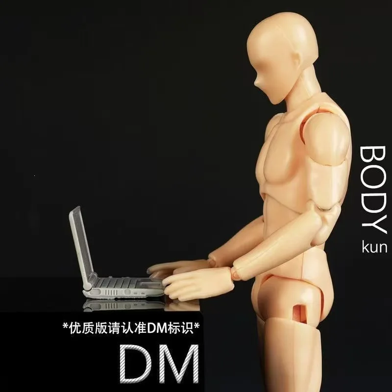 2D Anime Periphery SHF Male Female Body Model Painting Sketch Art Drawing Movable Action Figure Boxed Collectible Toy Ornament - view 3