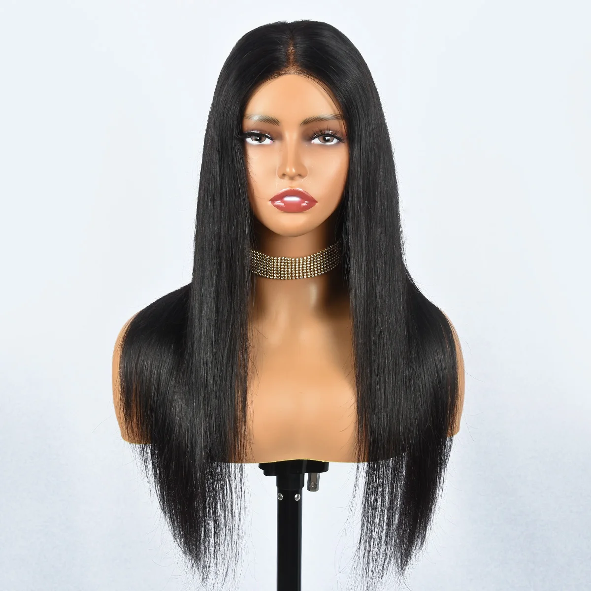 Perucas Miss Rola Fáceis de Usar Sem Cola 4x4 com Fechamento de Renda Liso, Perucas de Cabelo Humano Prontas para Usar 13x4 com Renda Frontal Pré-Desfiada