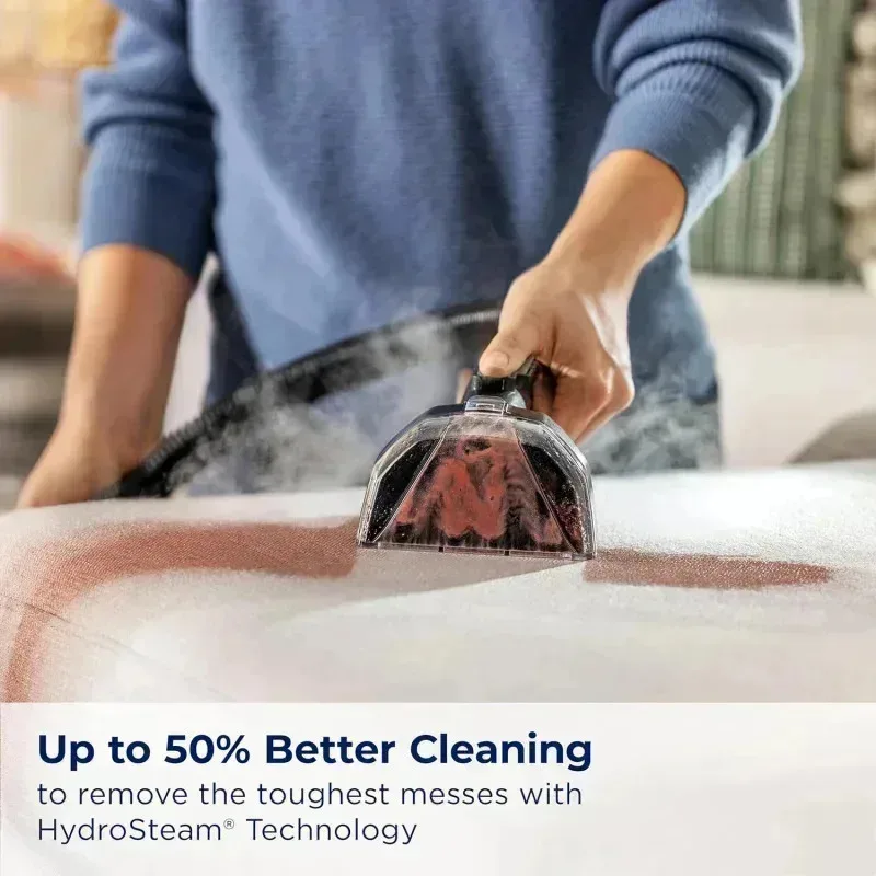 PMD4-ABISSELL Little Green HydroSteam Multi-Purpose Portable Carpet and Upholstery Cleaner,Car and Auto Detailer,3618,Black and