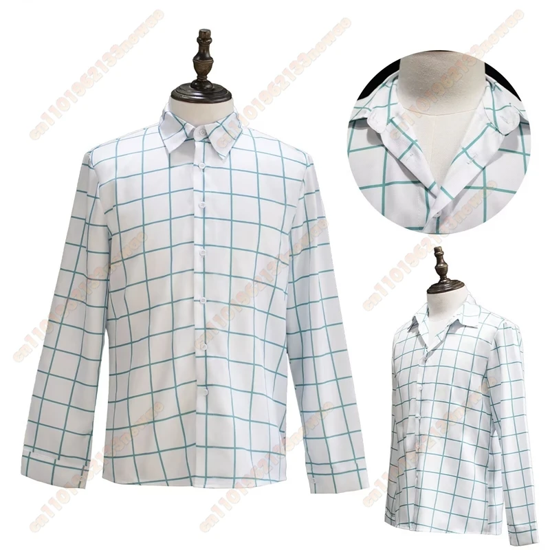 Baru Anime Kpop Pemburu Setan Jinu Saja Anak Laki-laki Soda Pop Pertunjukan Panggung Kemeja Kotak-kotak Kostum Cosplay Blus Pakaian Tari Grup Anak Laki-laki