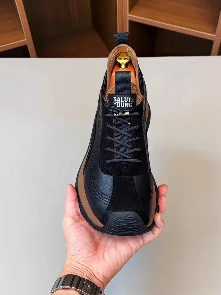 

New 2575 Men's Casual Comfortable Pure Leather Shoes High Quality Fashionable Versatile Business European Style Handsome