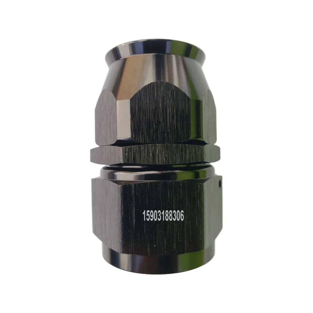 AN16 Aluminum PTFE Swivel Fuel Line Hose End an Fittings 0 45 90 Degree Reusable Hose Connectors for Automotive
