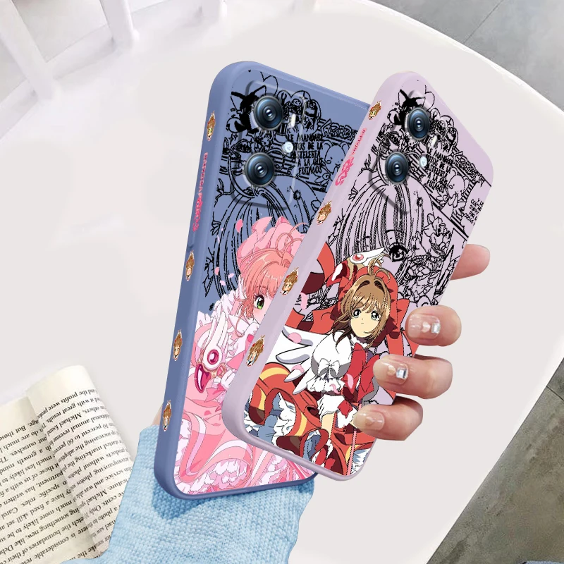 

Japanese Anime Cherry Blossom Liquid Left Rope For OPPO Find X6 X5 X3 A98 A96 A94 A93 A77 A76 A74 A72 A57 A53 A16 5G TPU