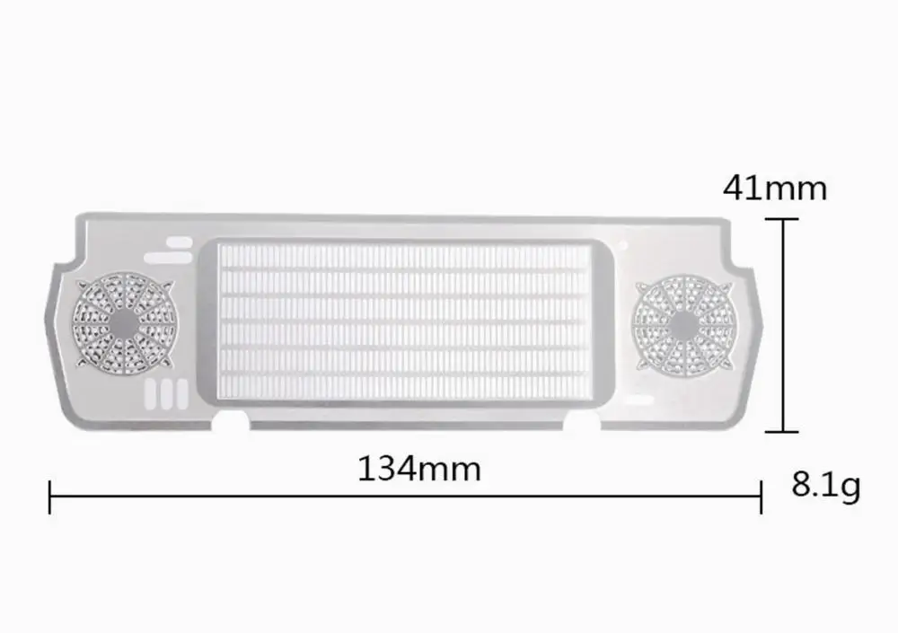 Caixa de resfriamento do tanque de água de simulação de malha de metal para Trx-4 bronco mustang carro de controle remoto acessórios de aço inoxidável