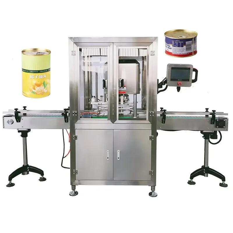 【Best-selling】Industrial Automatic Rotary Dry Pack Food Can Sealer Aluminium Drinking Coffee Soda Can Sealing Machine