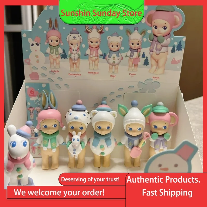 سوني أنجل الشتاء العجائب سلسلة 2023 شخصية صغيرة تحصيل صندوق أعمى لعبة عصرية للأطفال والكبار جامعي الحلي