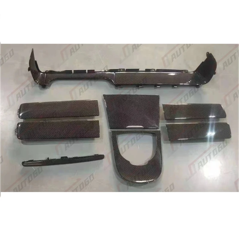 Interior Kit Dry Carbon Ifber Trim Panel for benz G W464 Dashboard Center Console Lower Central Control Car Door Grab Handle