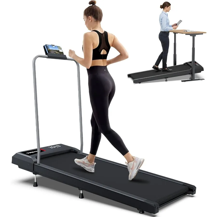 جهاز مشي أوتوماتيكي قابل للطي مع 10 مائل للاستخدام في المكتب المنزلي، قدرة شديدة التحمل بسعة 400 رطل، تصميم مكتبي هادئ لتوفير المساحة #1