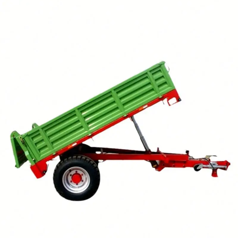 High Unloading Efficiency 3-10 Ton Agriculture Farm Trailer 2 Wheel Hydraulic Dump Motor Long Service Life New/Used