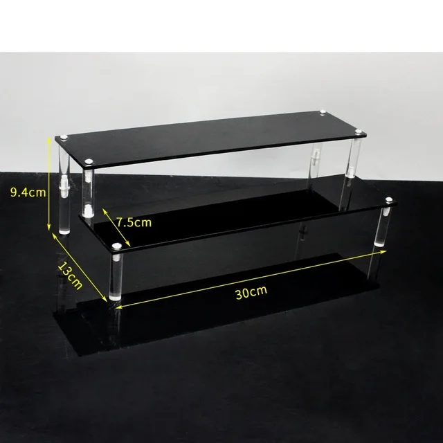 2tier 30x7.5cm black