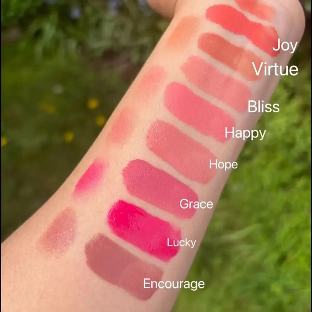 Fashion 7.5ml Lipstick Blush Cream Moisturizing Waterproof Face Shadow Blusher Watery Light Facial Rouge Woman Girl