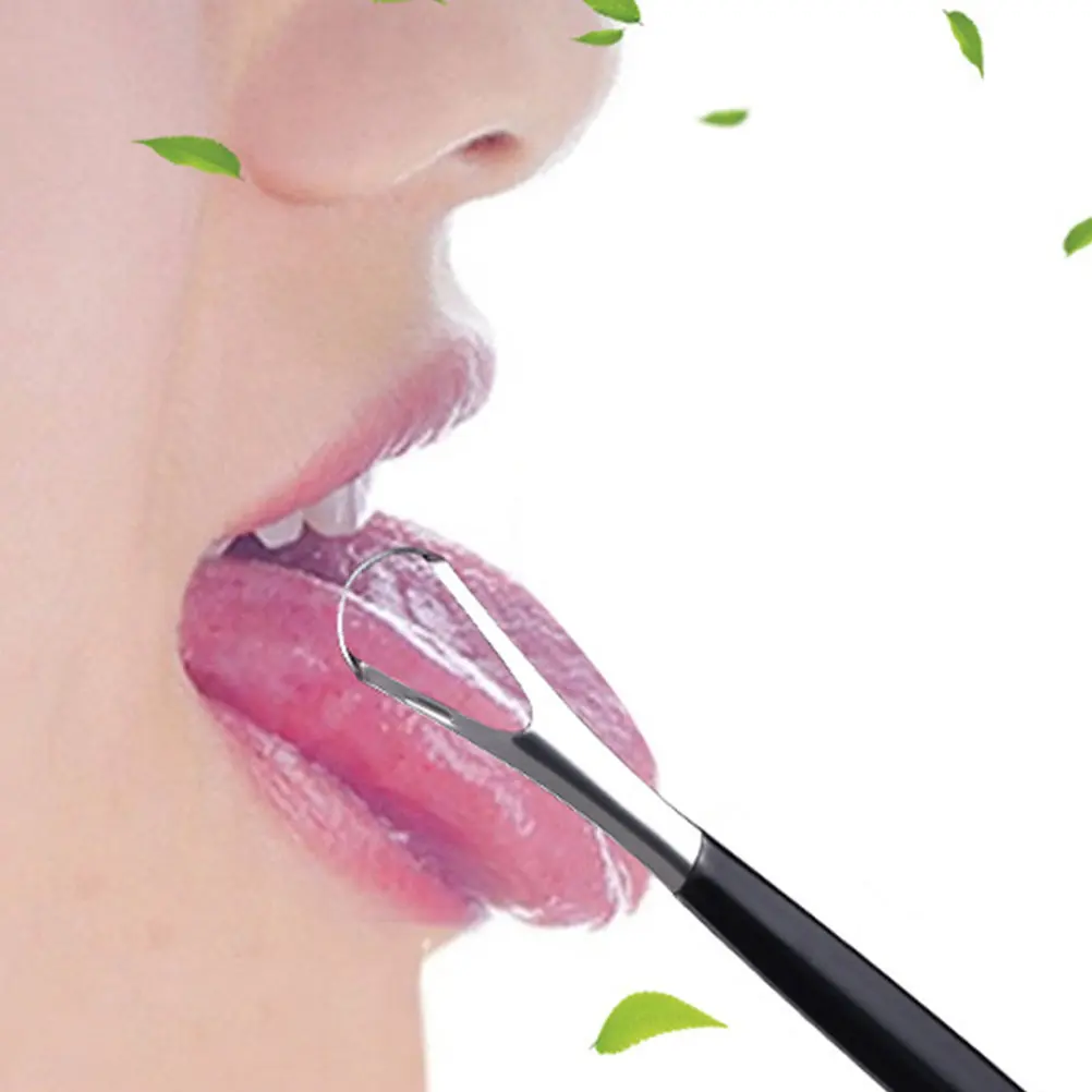 

Набор из 4 скребков для чистки полости рта, из нержавеющей стали, легкий, удобный для переноски, для дома и путешествий, инструмент для чистки языка