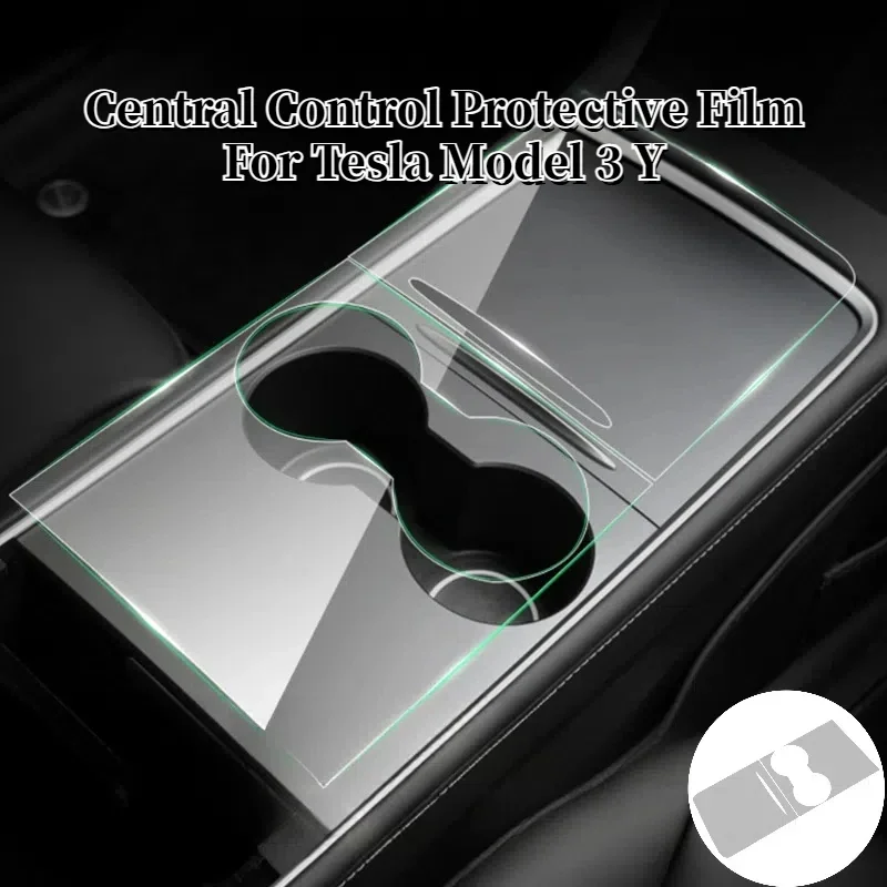 Central Control Protective Film for Tesla Model 3 Y Center Console Panel Anti-scratch Sticker TPU Film Car Accessories 2021-2023