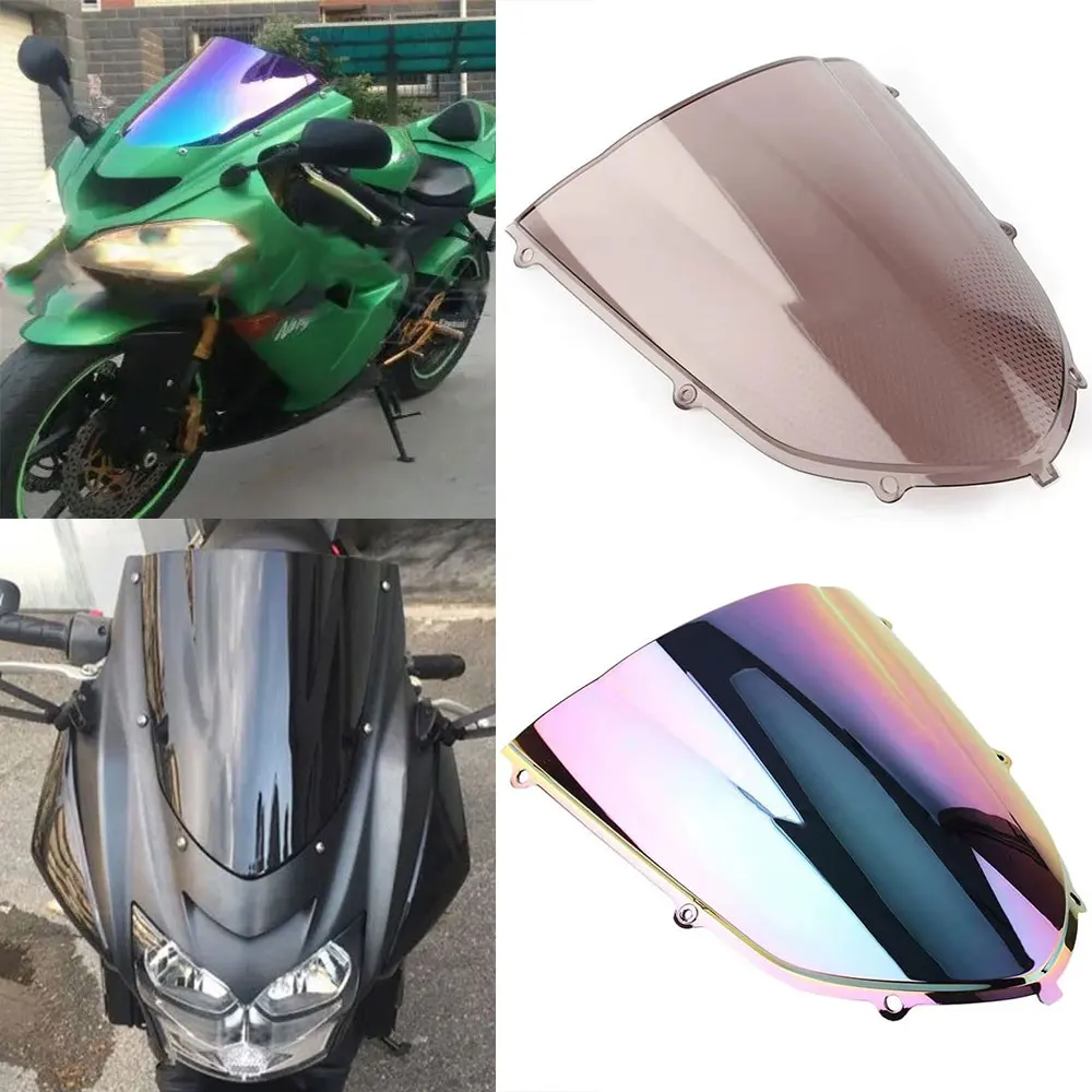 

For Kawasaki Z750S Z 750S 2004-2007 ZX10R ZX-10R Motorcycle Windscreen Screen Wind Screen Double Bubble Windshield Fairing