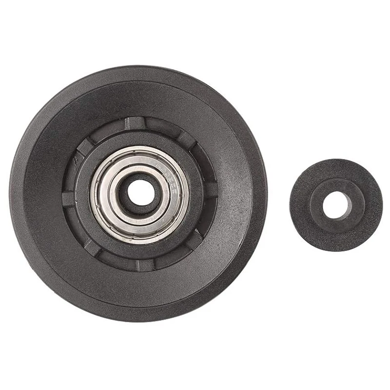 90mm Black Universal Bearing Pulley Gym Fitness Equipment Accessory -1 piece