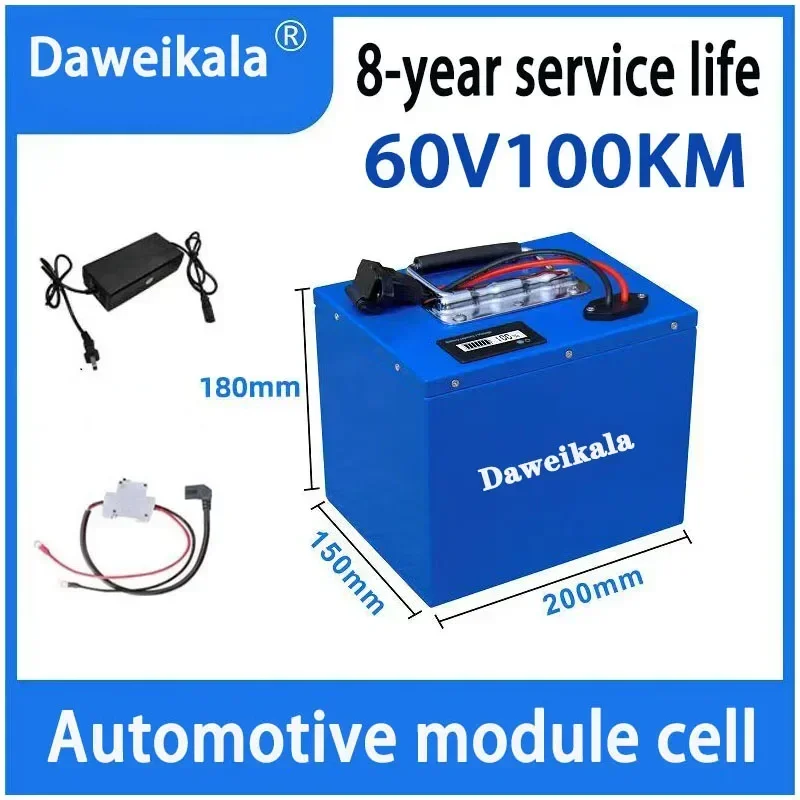 72v 48v 60v Electric Vehicle Lithium  Battery super capacity 100km Li-Ion Battery Replacement for Electric Motorcycle Tricycle