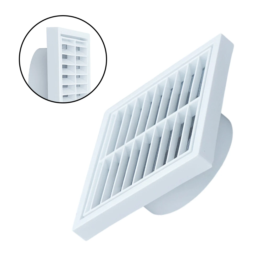 white-square-air-vent-grille-cover-with-removable-metal-screen-for-hvac-ducts-rain-protection-and-pest-blockage