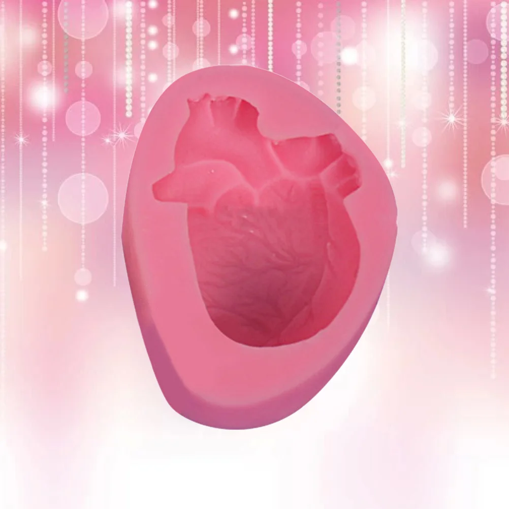 

Heart Shape Silicone Cake Mold Premium Non-Toxic Fondant Mold Ideal for Halloween Chocolate Candy Jelly Baking DIY