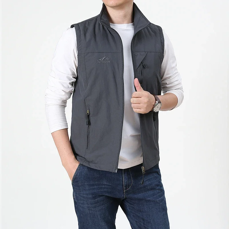 Sleeveless Cardigan vest trend retro Hong Kong style stitching design feeling small coat