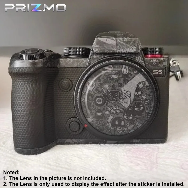 PrizMo Skin For Panasonic S5 Camera Skin Sticker Vinyl Protective Wrap Anti-Scratch Premium Personalized Decal