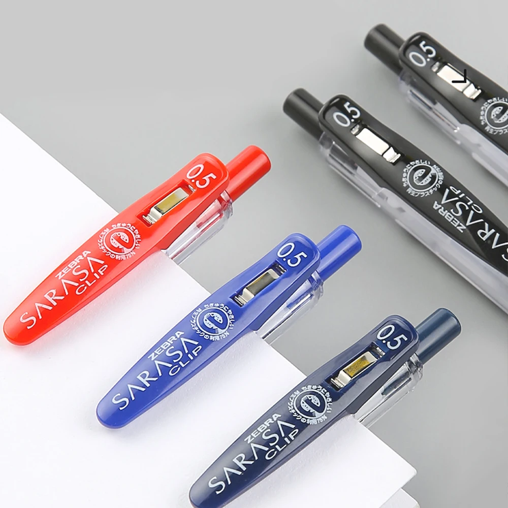 Japan Zebra SARASA Gel Pen Set JJ15 Push Type Quick Drying Water Base Pen Students 0.5mm Large Capacity School Stationery