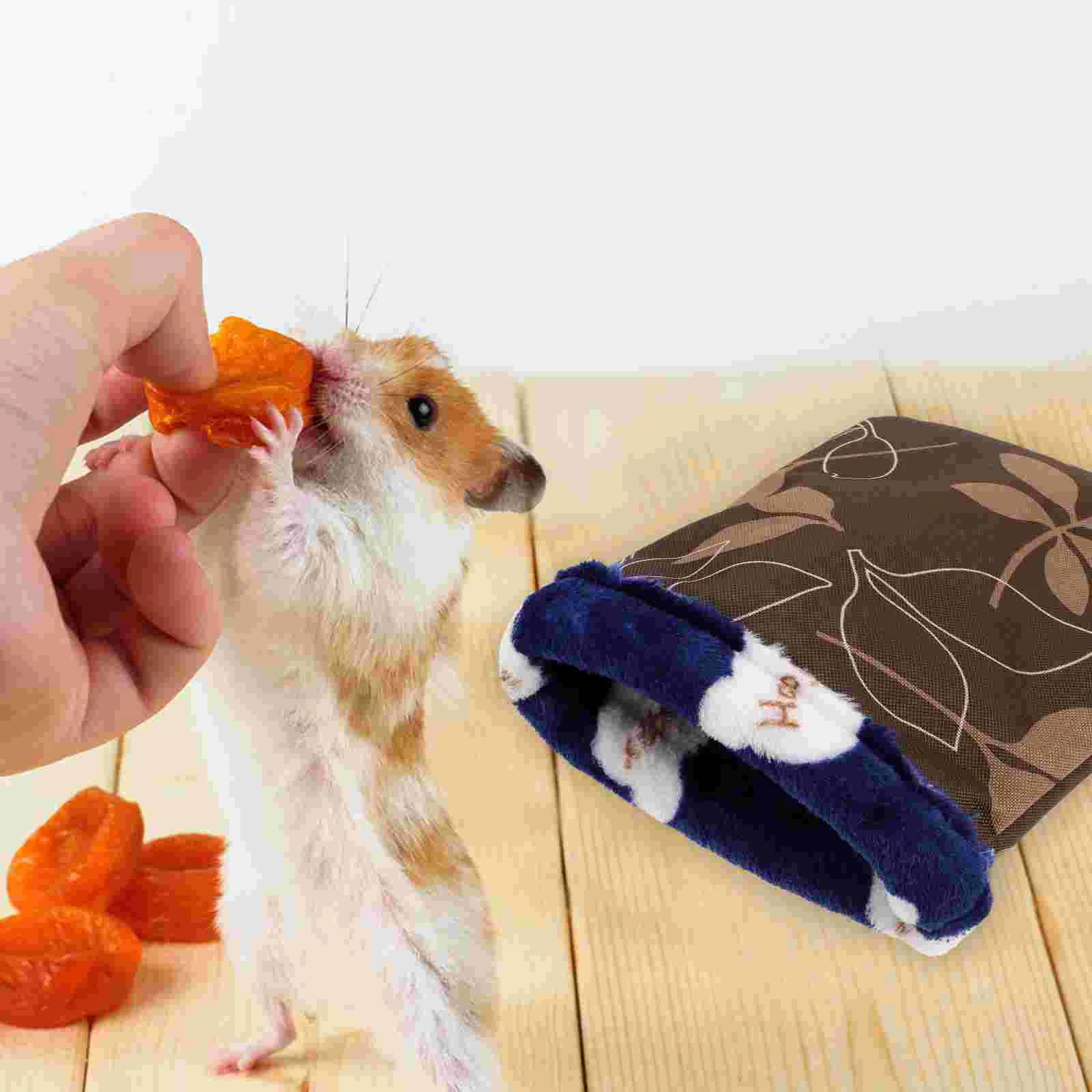 Warm Pet Sleep Sack Bed Rabbits Hamster Wrap Blanket Sleeping Bag Hamster Sleeping Mat Small Pet Nest