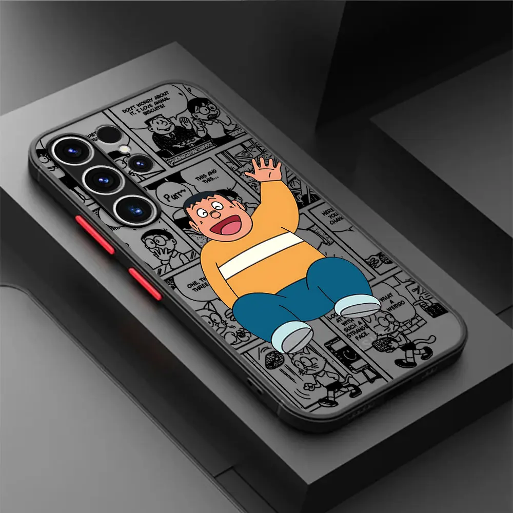 Anime Doraemon Cute Phone Case for Samsung Galaxy S24 Plus S22 S20 FE S23 FE S10 Plus S9 S21 S23 Ultra Shell TPU Luxury Cover