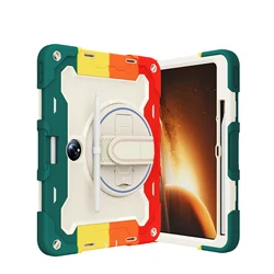360 Rotatable Armor Case For OnePlus Pad 2023 11.61 inch Heavy Duty Rugged Cover Multi Angles Stand With Hand Strap Shockproof