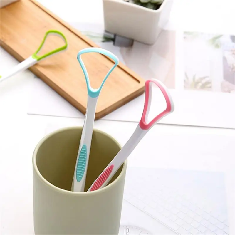 

Tongue Scraper Soft Silicone Tongue Brush Cleaning The Surface Of Tongue Oral Cleaning Brushes Cleaner Fresh Breath Health