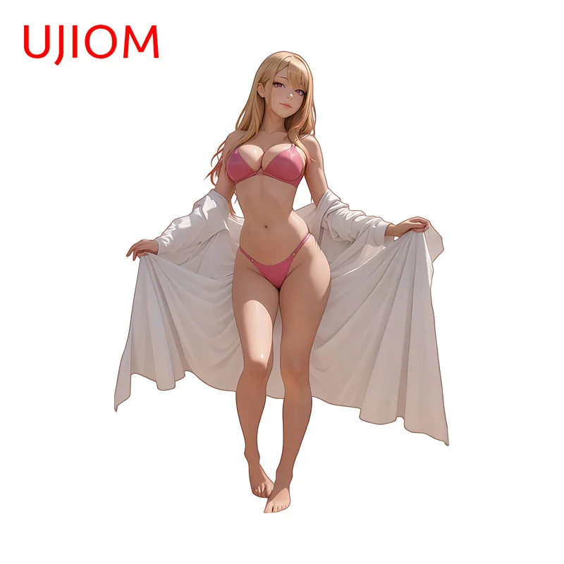 UJIOM Kitagawa Marin Bikini Waifu Wall Sticker Popular High Quality Sunscreen Decal Adhesive Suitable For Trunk Wardrobe Decor